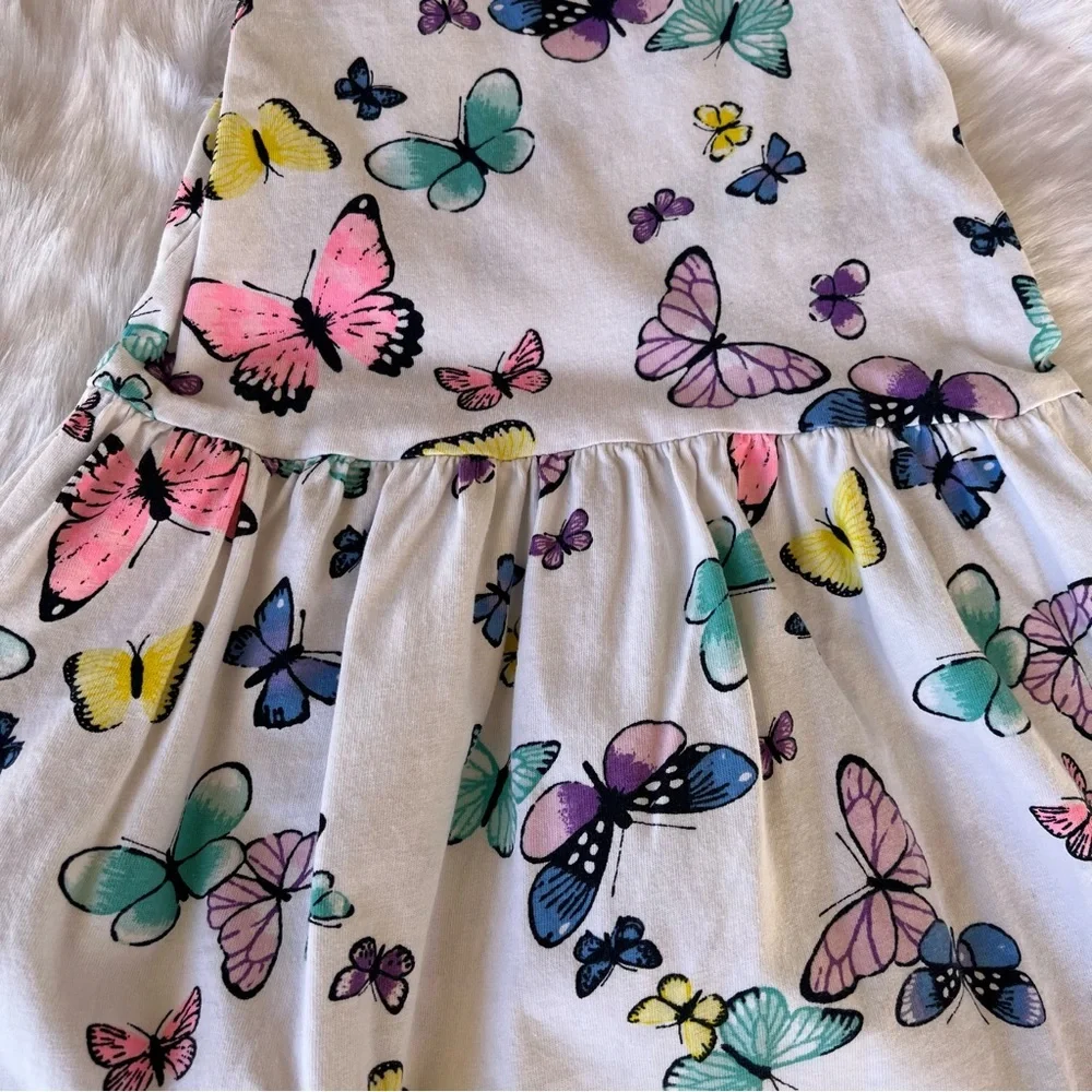H&M Kids White‎ Butterfly Dress